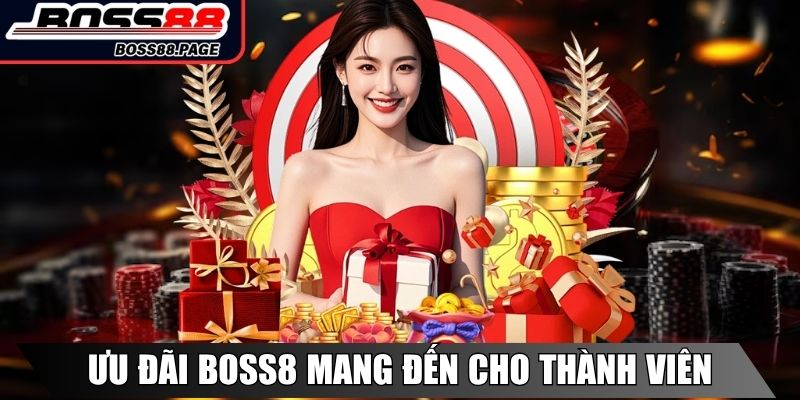 Ưu đãi đặc biệt Boss8 mang đến cho thành viên
