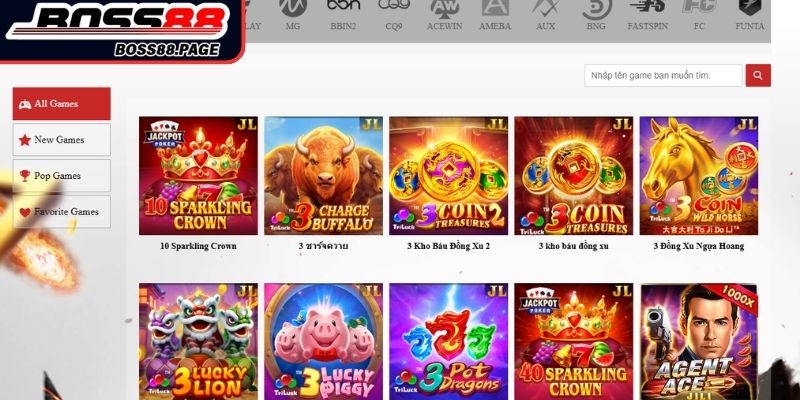 Khái quát nhà cung cấp nổ hũ Jili Boss8