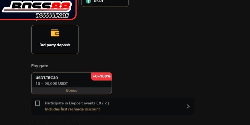 Khái quát về rút tiền BOSS8